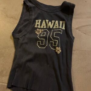 Hawaii Cropped Tank Top Women’s Small